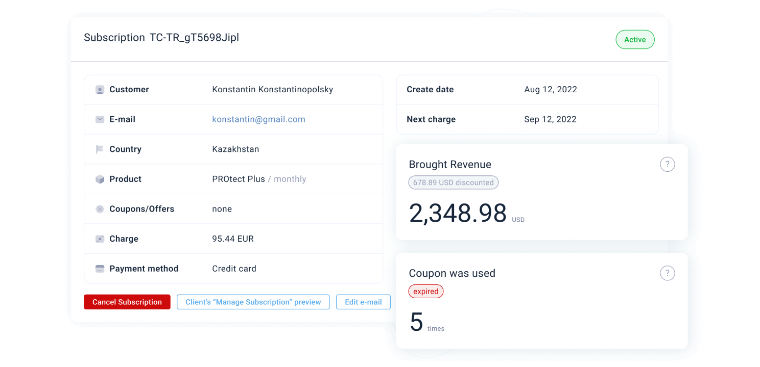 accounts maintenance and coupons